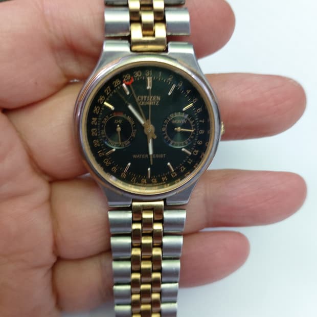 시티즌 쿼츠 콤비 Date 남성 시계