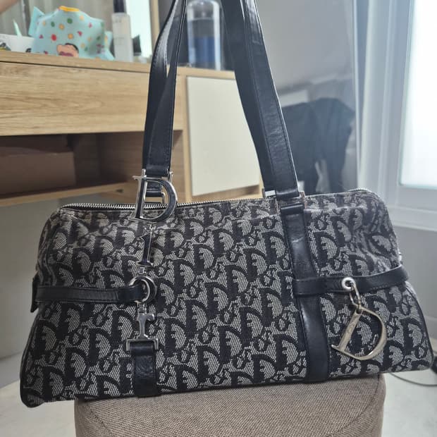 디올 오블리크 D링 참 숄더백