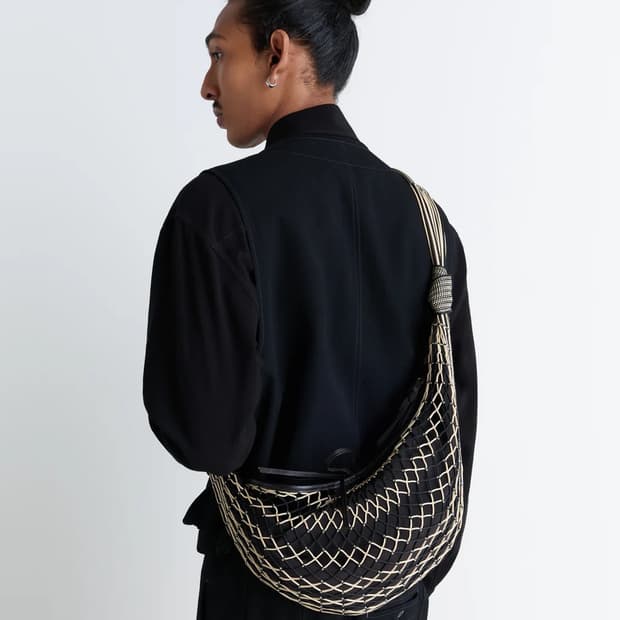 르메르 25fw 크루아상 필드백_베이지/블랙