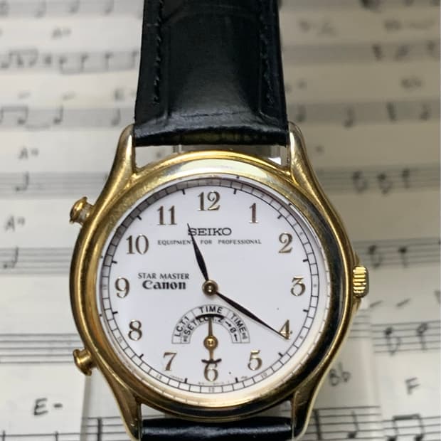 [희귀] 세이코 스타 마스터 seiko X canon 월드타임