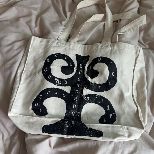 88 curate (on canvas) 오가닉 코튼백