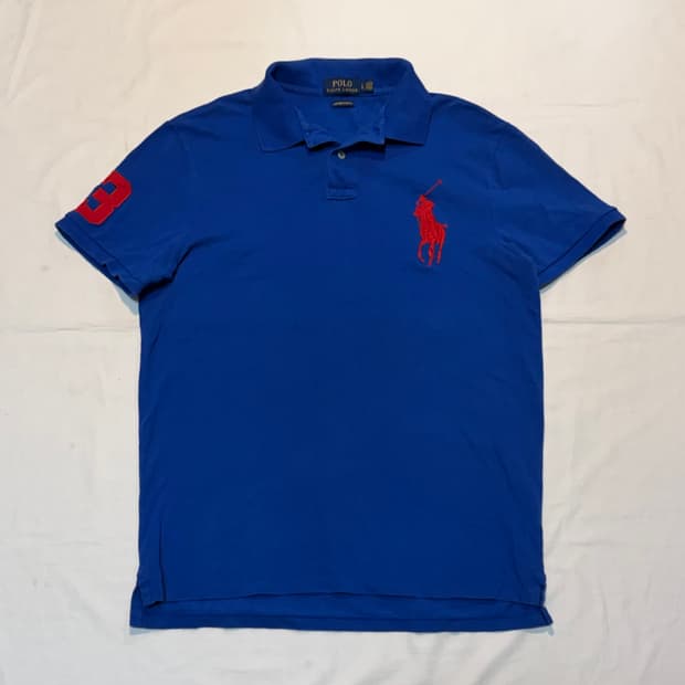 폴로 랄프로렌 빅포니 치프키프 카라티 블루