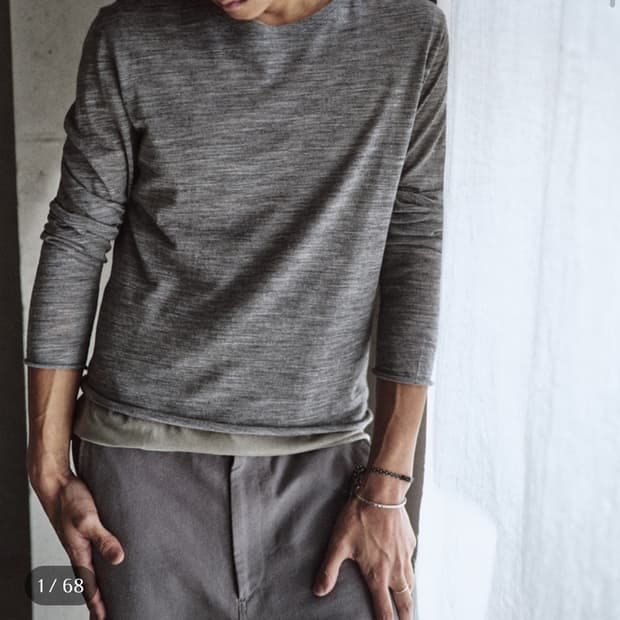 (구매) 2size Textured Wool Long Sleeve 