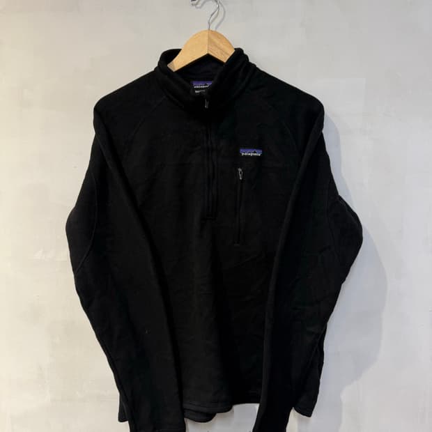파타고니아 블랙 플리스 집업