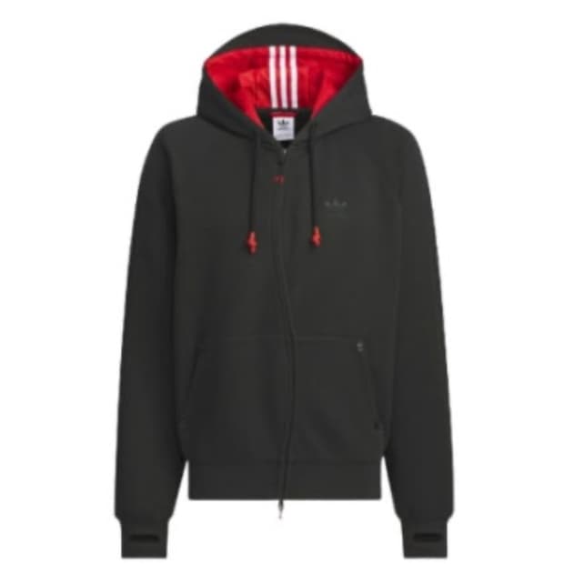 아디다스 AFJFH-Q 풀집업 후드티 OP HOODED FZ 블랙