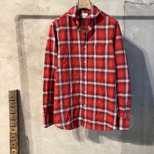 글랜셔츠 체크셔츠 100