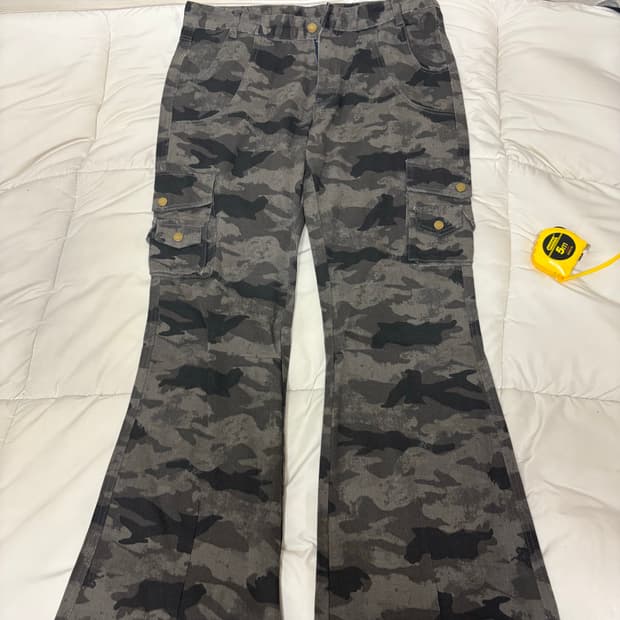 카모 부츠컷 팬츠