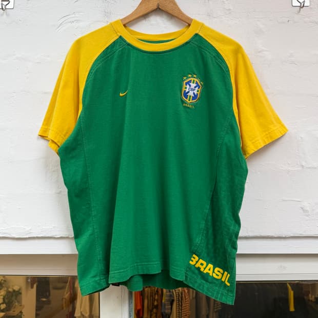 Nike 나이키 2002 월드컵 브라질 트레이닝 반팔티 M