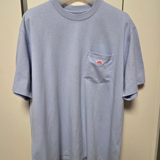 단톤 반팔 티셔츠 Men Tcb_Pocket T-Shirt - Blue