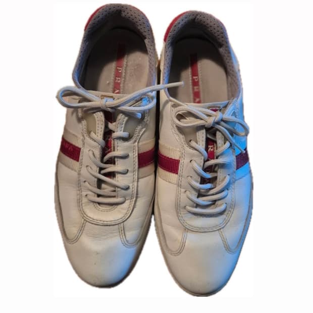 PRADA SPORT Leather Sneakers 36.5