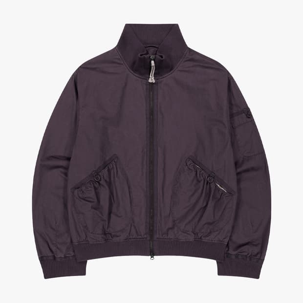 코이세이오 더스티 코튼 봄버 자켓 퍼플 1