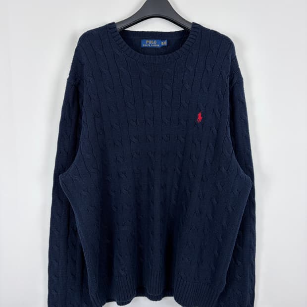 a139) 폴로랄프로렌 포니 케이블 니트