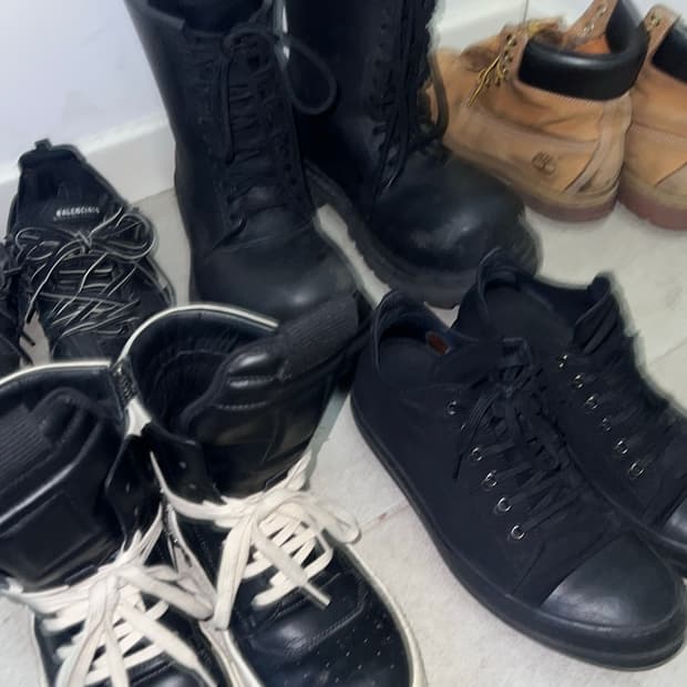 발렌시아가 스테로이드 부츠 팜 42 (끈버젼)