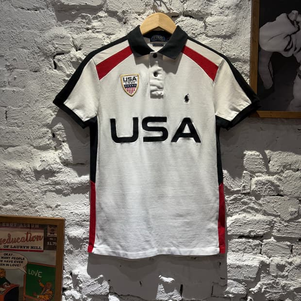 폴로 USA 치프키프 카라 반팔티셔츠
