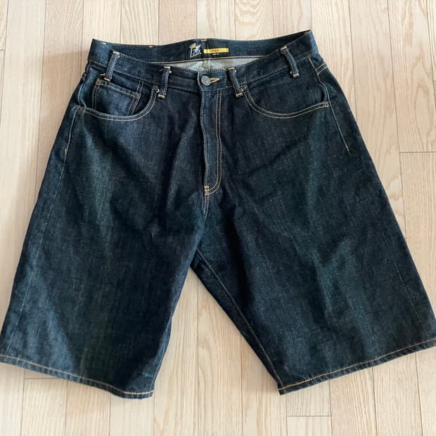 팻요 FAT TOKYO 데님 숏 팬츠 33 - 34 우라하라 스트릿