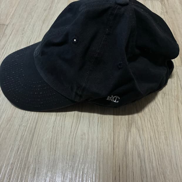 렉토 로고 빈티지 워싱 볼캡 블랙