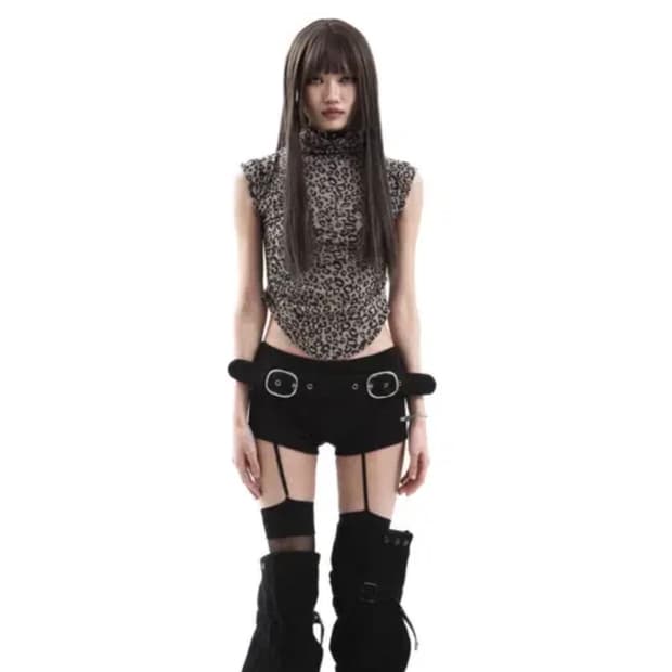 카이야 caroline short pants 캐롤라인 쇼츠 블랙