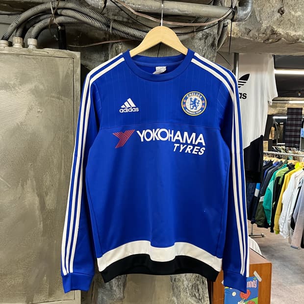 아디다스 첼시 요코하마 긴팔 유니폼 져지 블루 95 #csz2738 