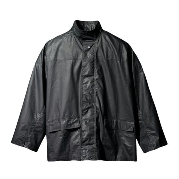 이지갭 코티드 코튼 라이트 파카 블랙 S 새상품