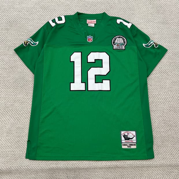 NFL 미첼앤네스 커닝햄 하프 유니폼 r3511