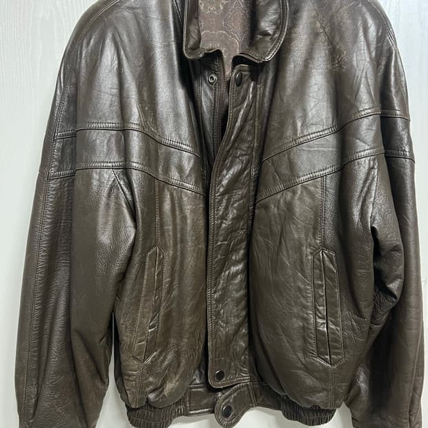 양가죽블루종 딥브라운