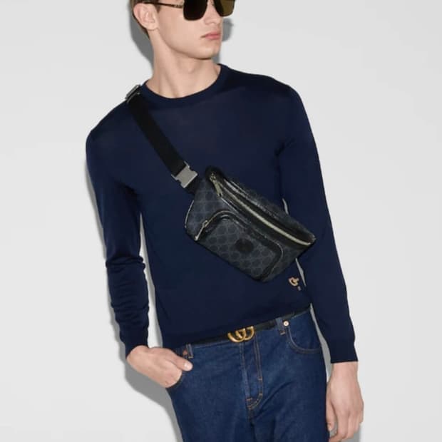 구찌 수프림 벨트백