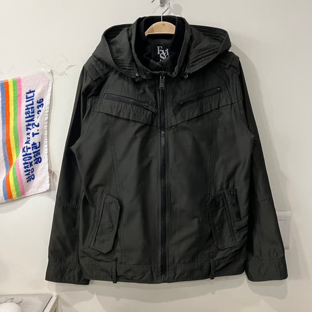 40 에비수 디테일 바이커 자켓