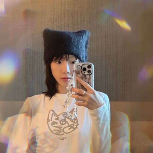 KNWLS 뉴진스 고양이 비니