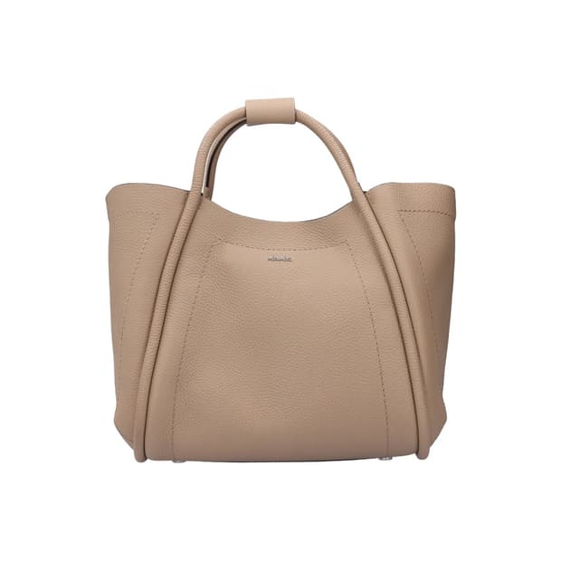 막스마라 마린 숄더백 레더 다크베이지