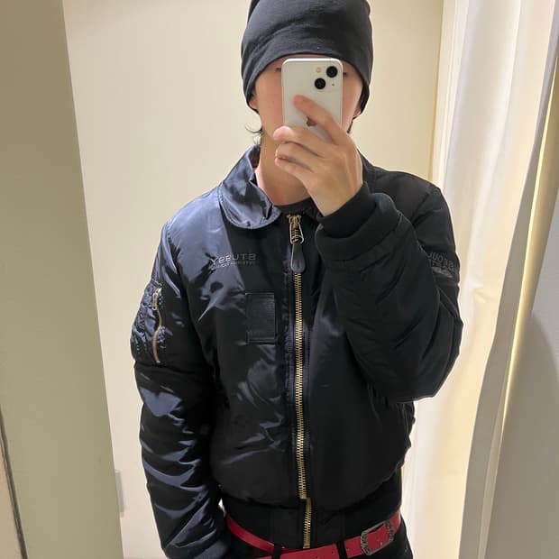 스투시 X 알파 인더스트리 B-15 자켓