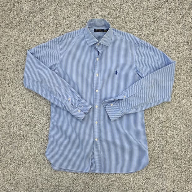 [15 1/2] 폴로 랄프로렌 남성 스트라이프 셔츠 남방 0119J