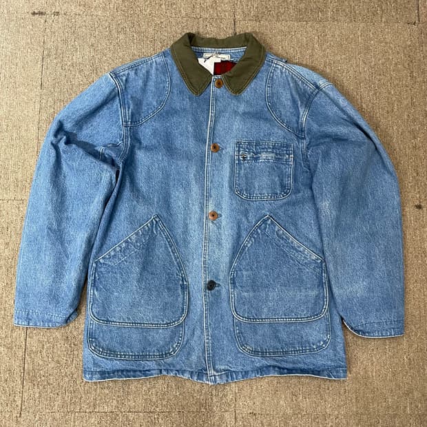  (L) 80s L.L.Bean 엘엘빈 데님 헌팅 자켓