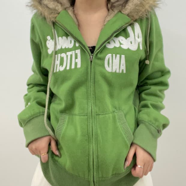 ABERCROMBIE & Fitch wolf-zoe hoodie zip-