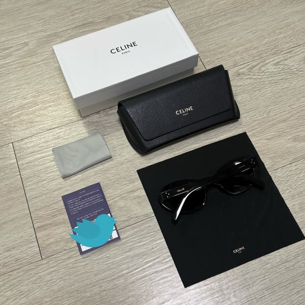 셀린느 캣 아이 S193 선글라스 블랙 아세테이트