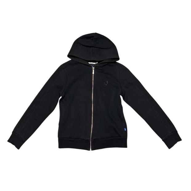 아디다스 블랙 큐빅 후드집업