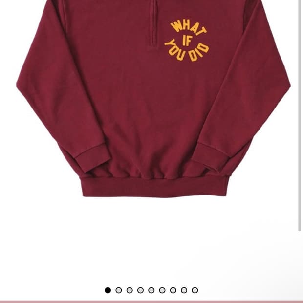 [M] 컬렉트피시스 하프집업 버건디 