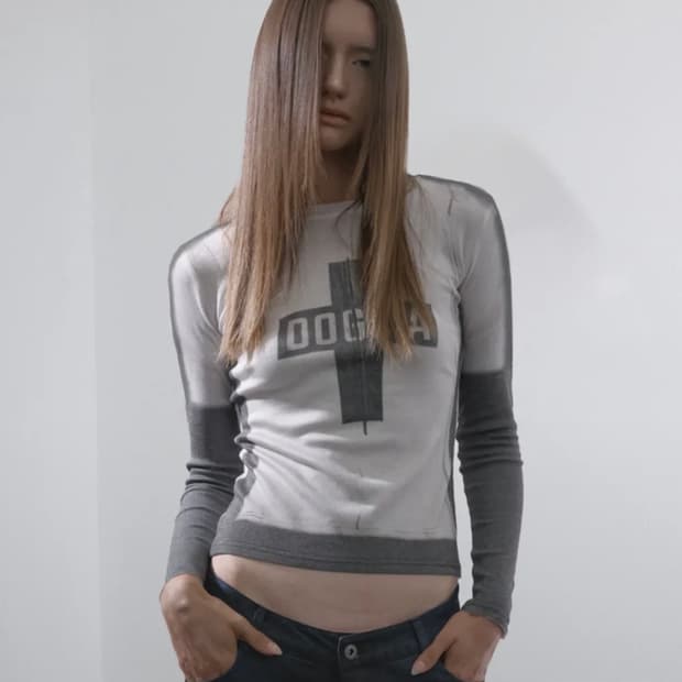 도그마엑스 TROMPE L’OEIL CROSS LONG SLEEVE