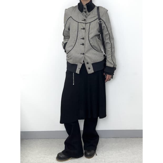 빈티지 소니아리키엘 블랙 스커트