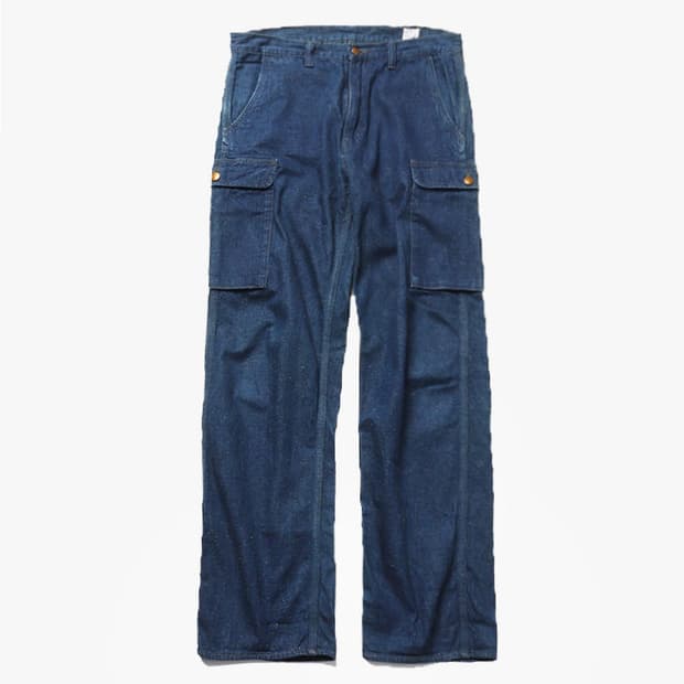 ORSLOW - DENIM CARGO PANTS