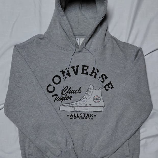 일본 Converse 컨버스 척테일러 올스타 기모 후드티 L