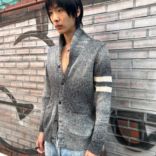 빔즈 그라데이션 가디건