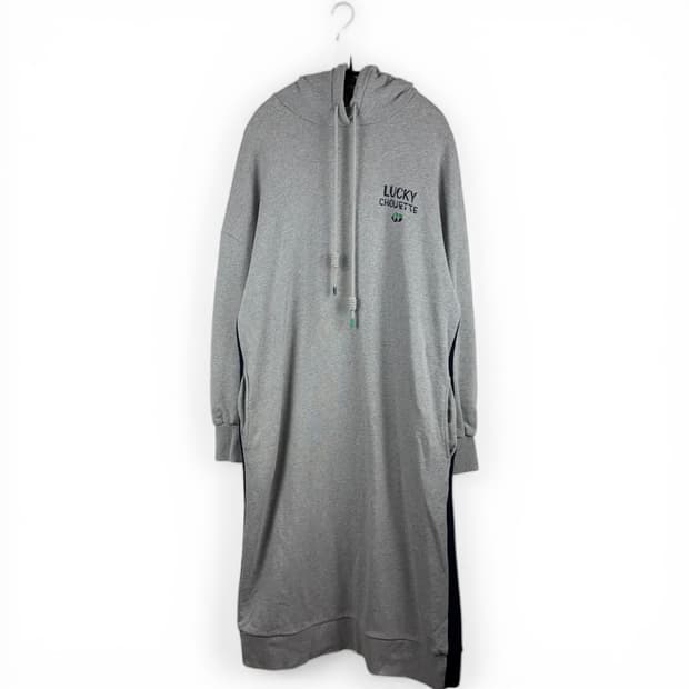  (무료배송)38) 럭키슈에뜨 롱 후드 원피스 그레이