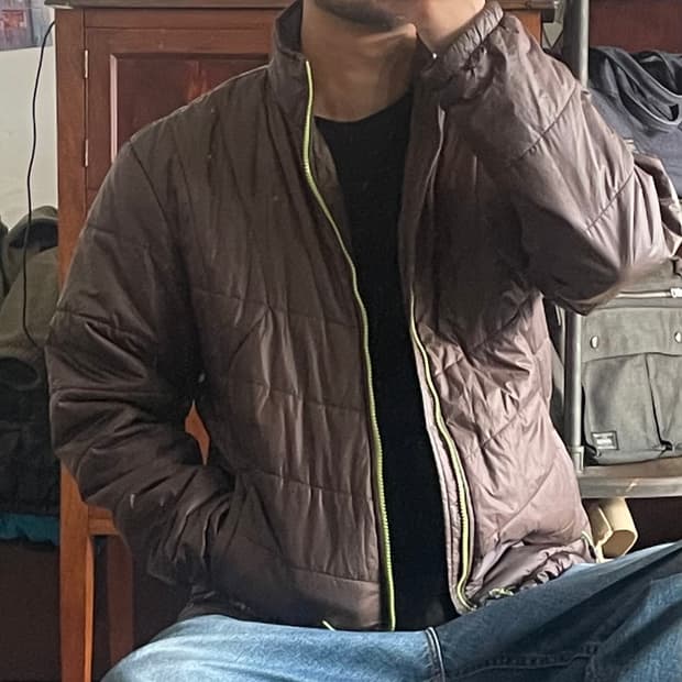 몽벨 경량 패딩 브라운 XL