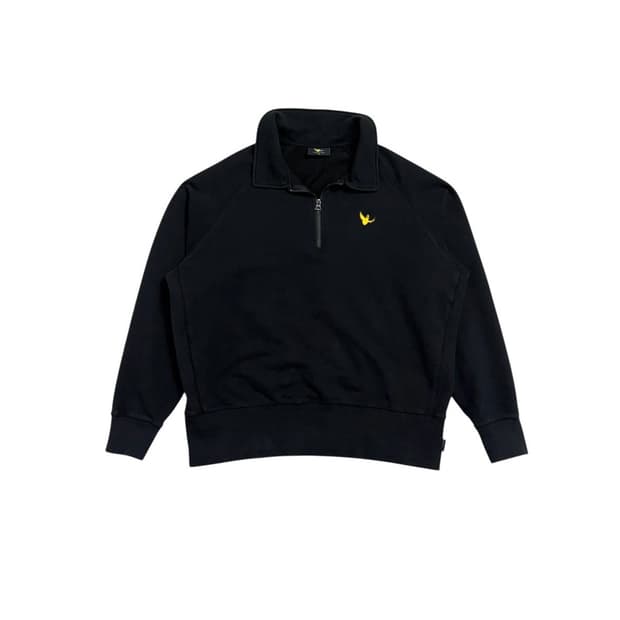 와릿이즌 집업 맨투맨 블랙