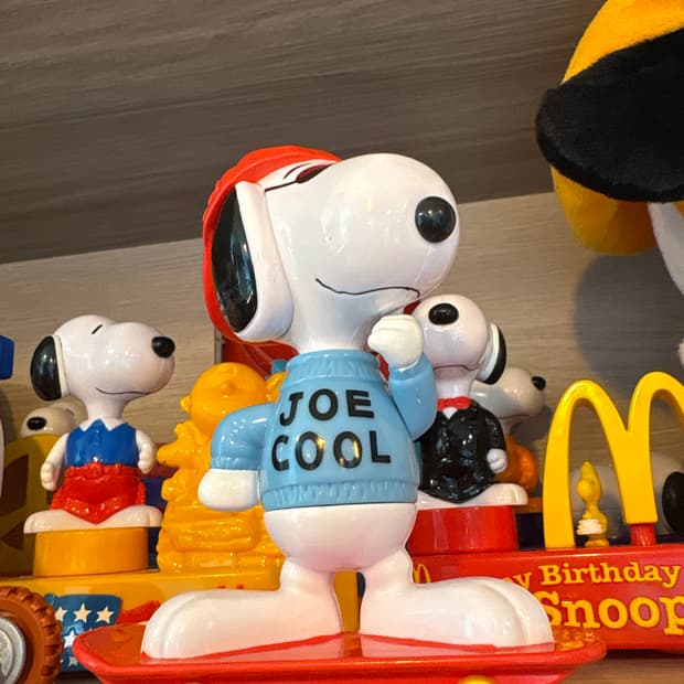 한정판 스누피 조 쿨 피규어