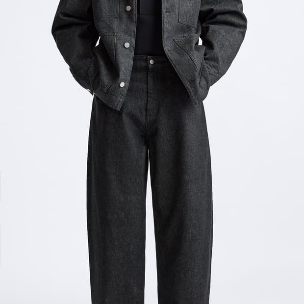 자라 스튜디오니콜슨 벌룬 진 블랙 EU44(US34)