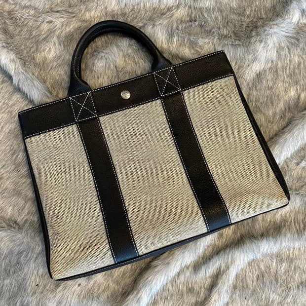 HERMES 에르메스 캔버스 토트백