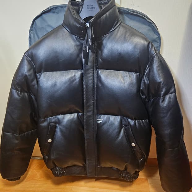 XL) 디아프바인 DV.LOT 696 램스킨 아머 덕다운 패딩 양가죽