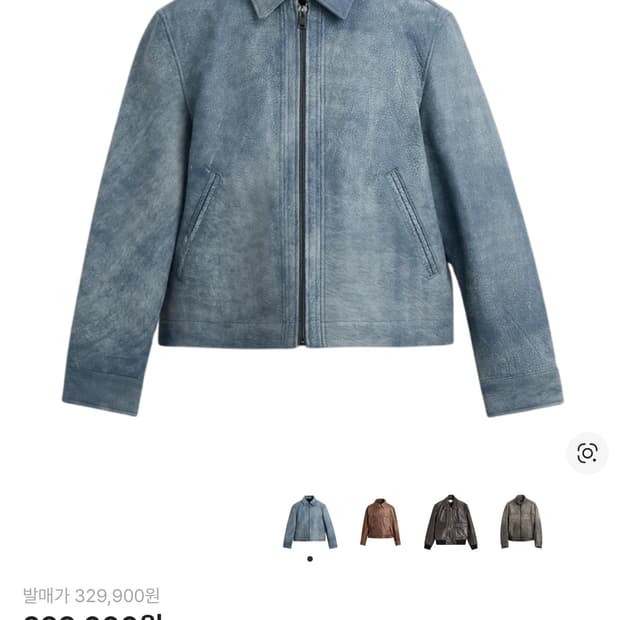 자라 워시드 블루 자켓 (새상품 원탑이쁨)