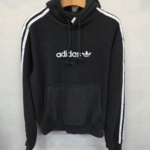 아디다스 컴포트 부클 삼선 후드티 m